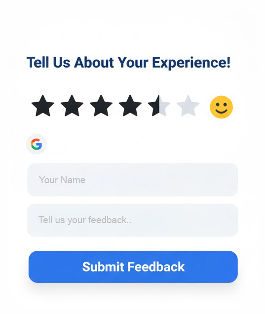 QR Review & Feedback System - Customer Feedback Form